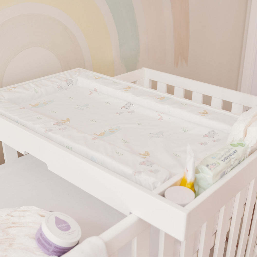 Baby changing cot top best sale