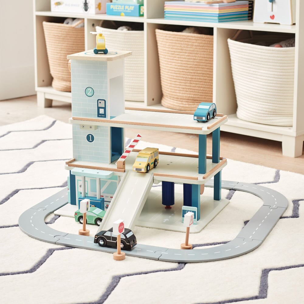 Best wooden toy garage on sale