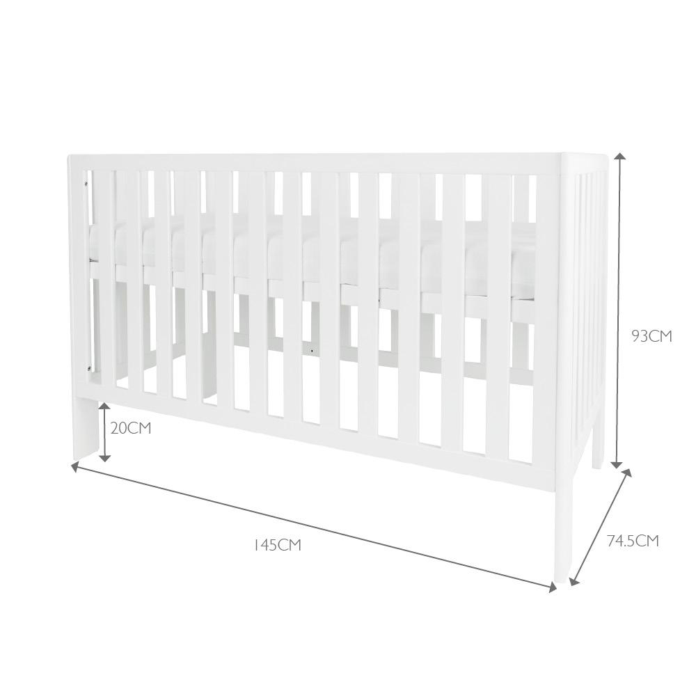 Dimensions of a cot bed hotsell