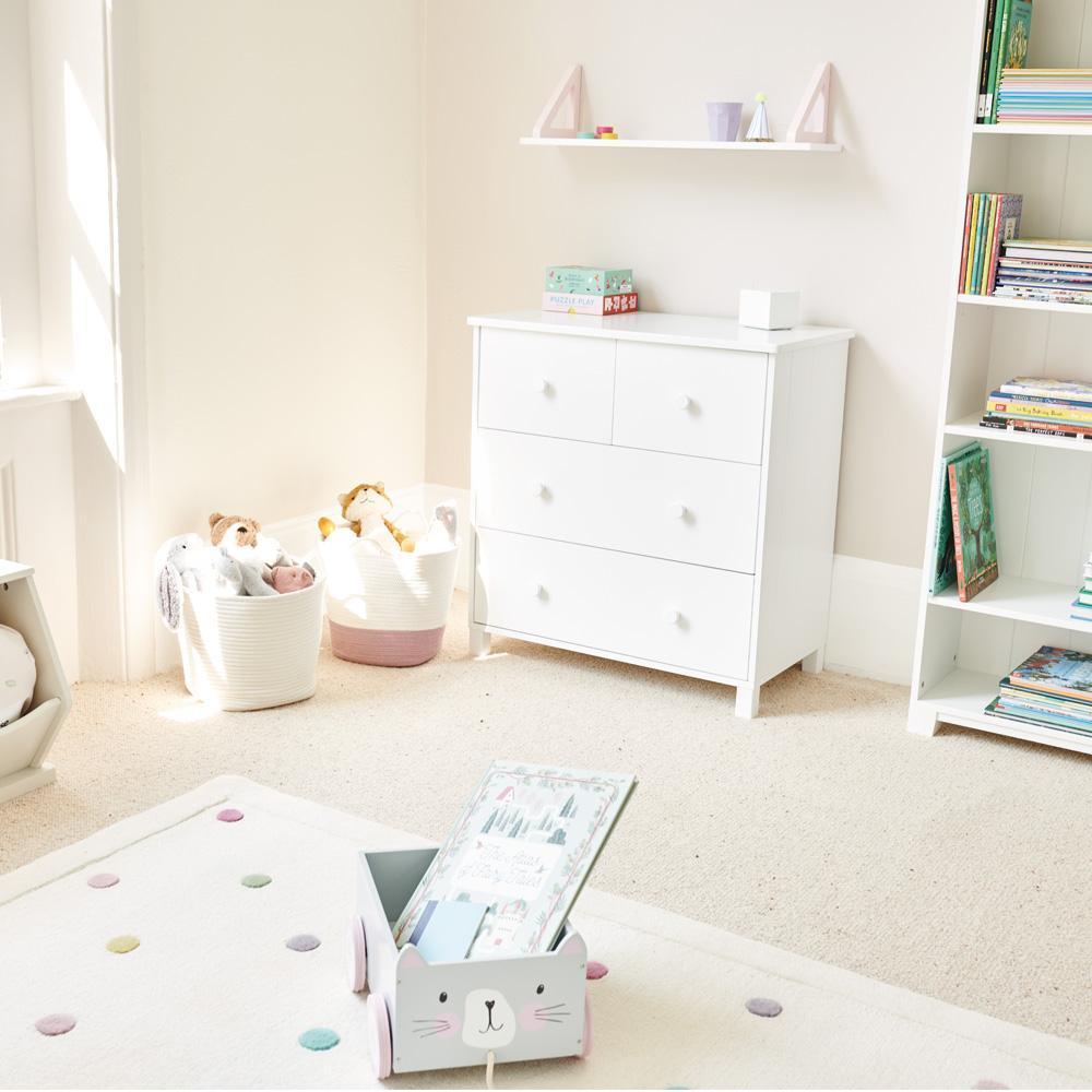 Lulworth Chest of Drawers, White