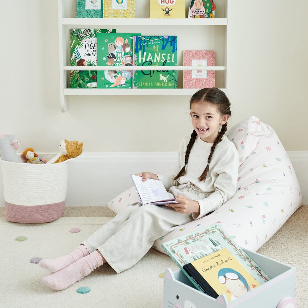 Washable Bean Bag, Buzzy Blooms