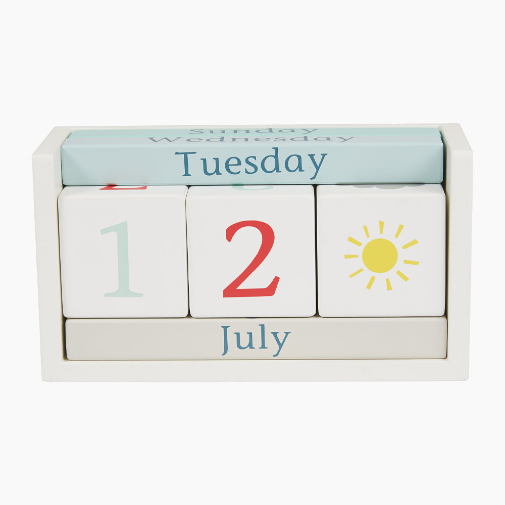 Wooden Perpetual Calendar - on sale Calendar