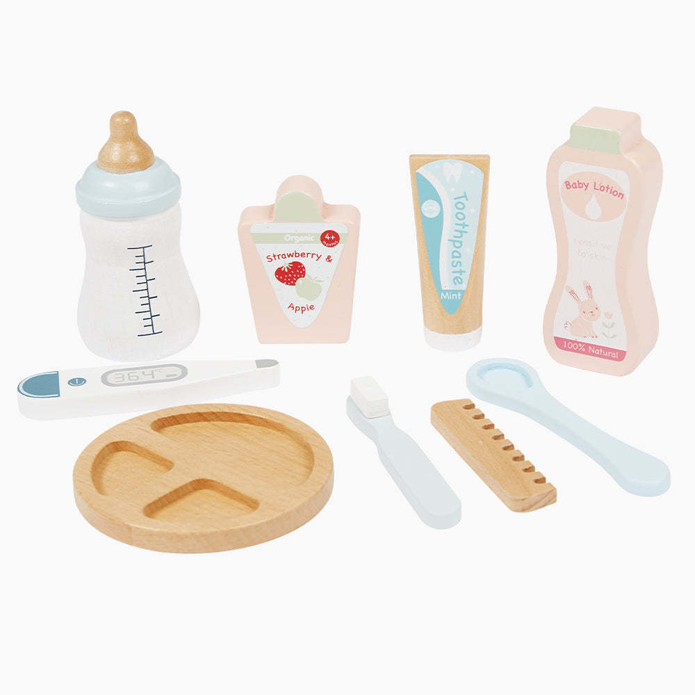 Wooden Doll Accessories Feeding Set Great Little Trading Company