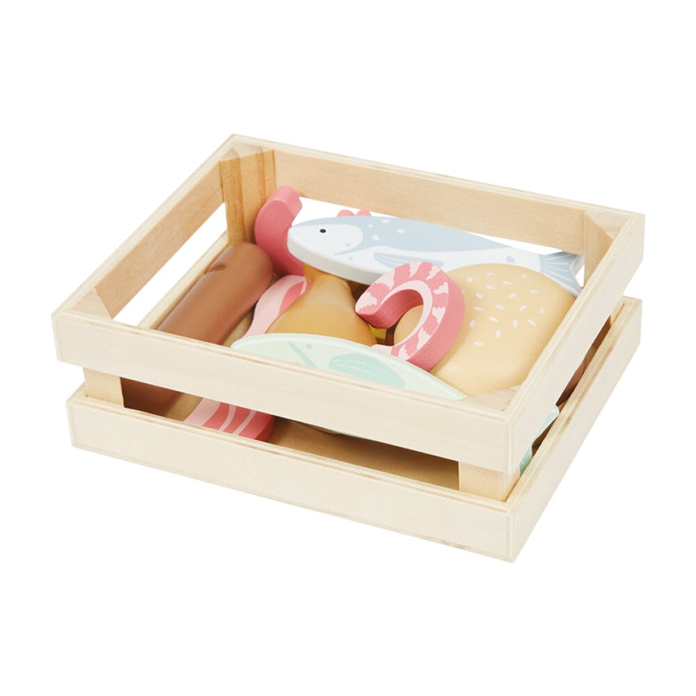 Wooden Deli Shop Play Food Set