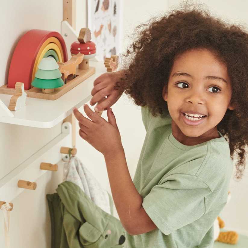 3in1 Wooden Rainbow Stacker Toy Great Little Trading Company