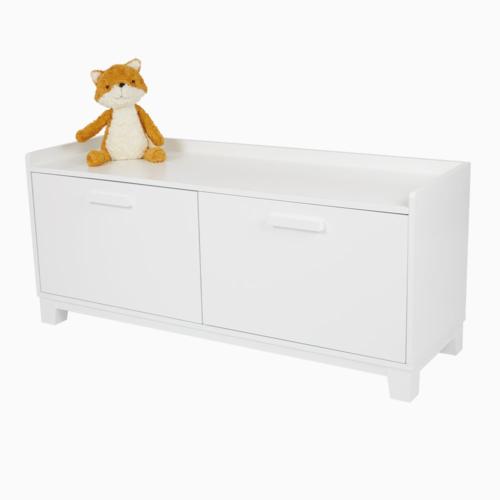 Blake Storage Bench, White