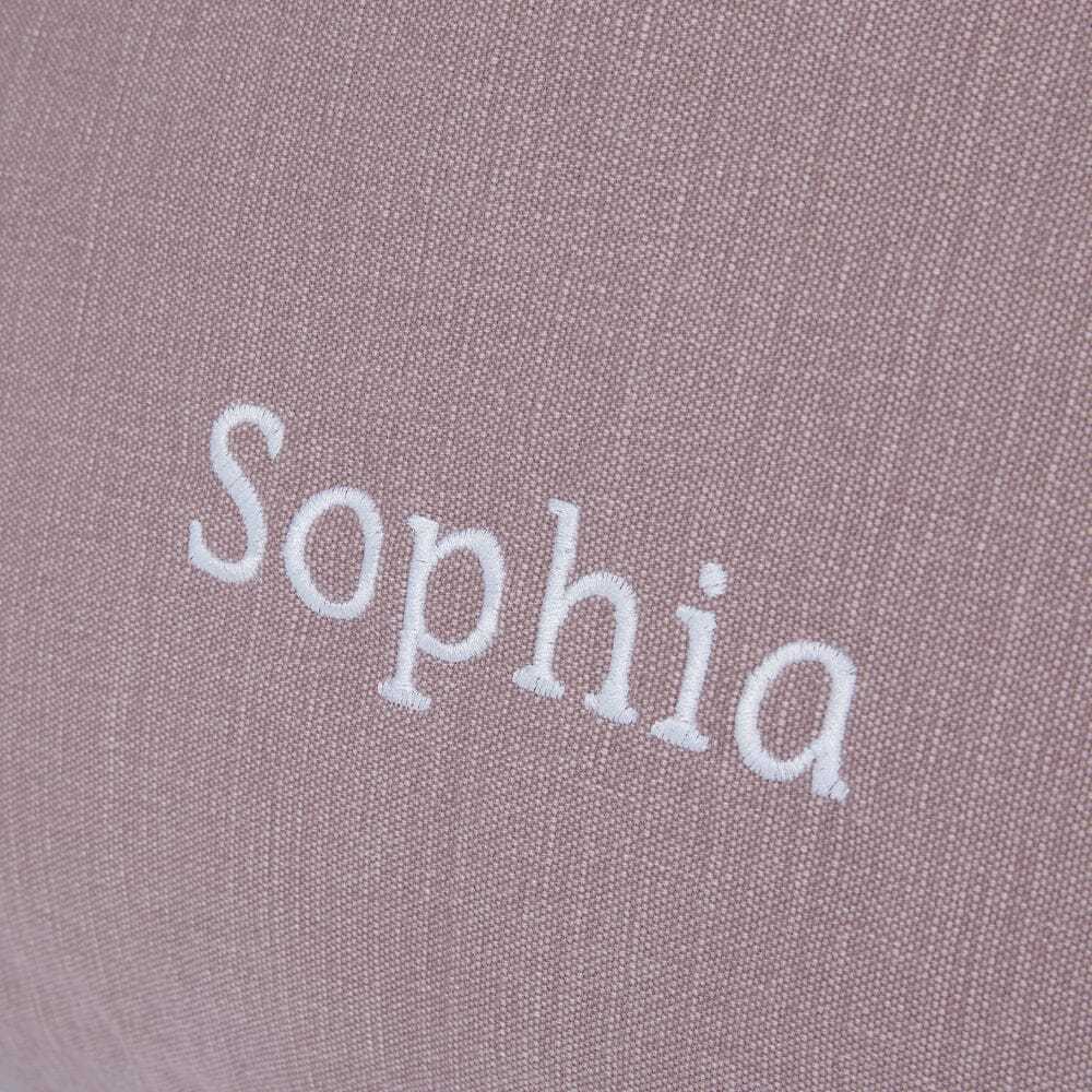 Personalised Plain Bean Bag, Rose Pink