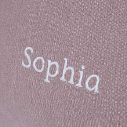 Personalised Plain Bean Bag, Rose Pink