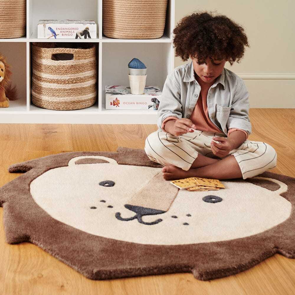 Children's Animal Rug, Lion