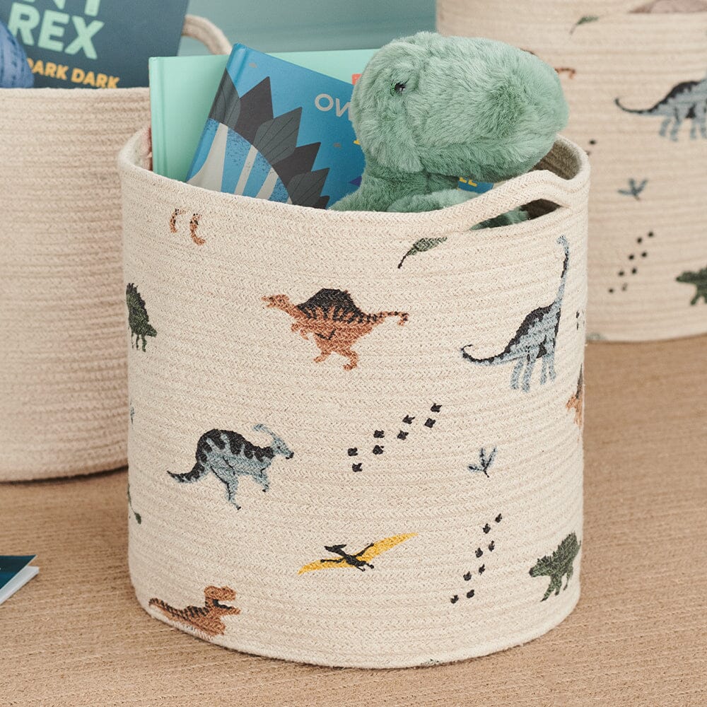 Dinosaur storage basket discount