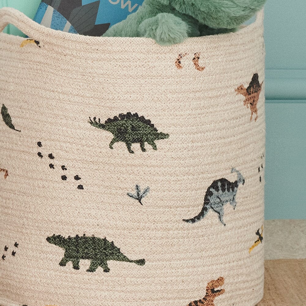 Dinosaur toy basket discount