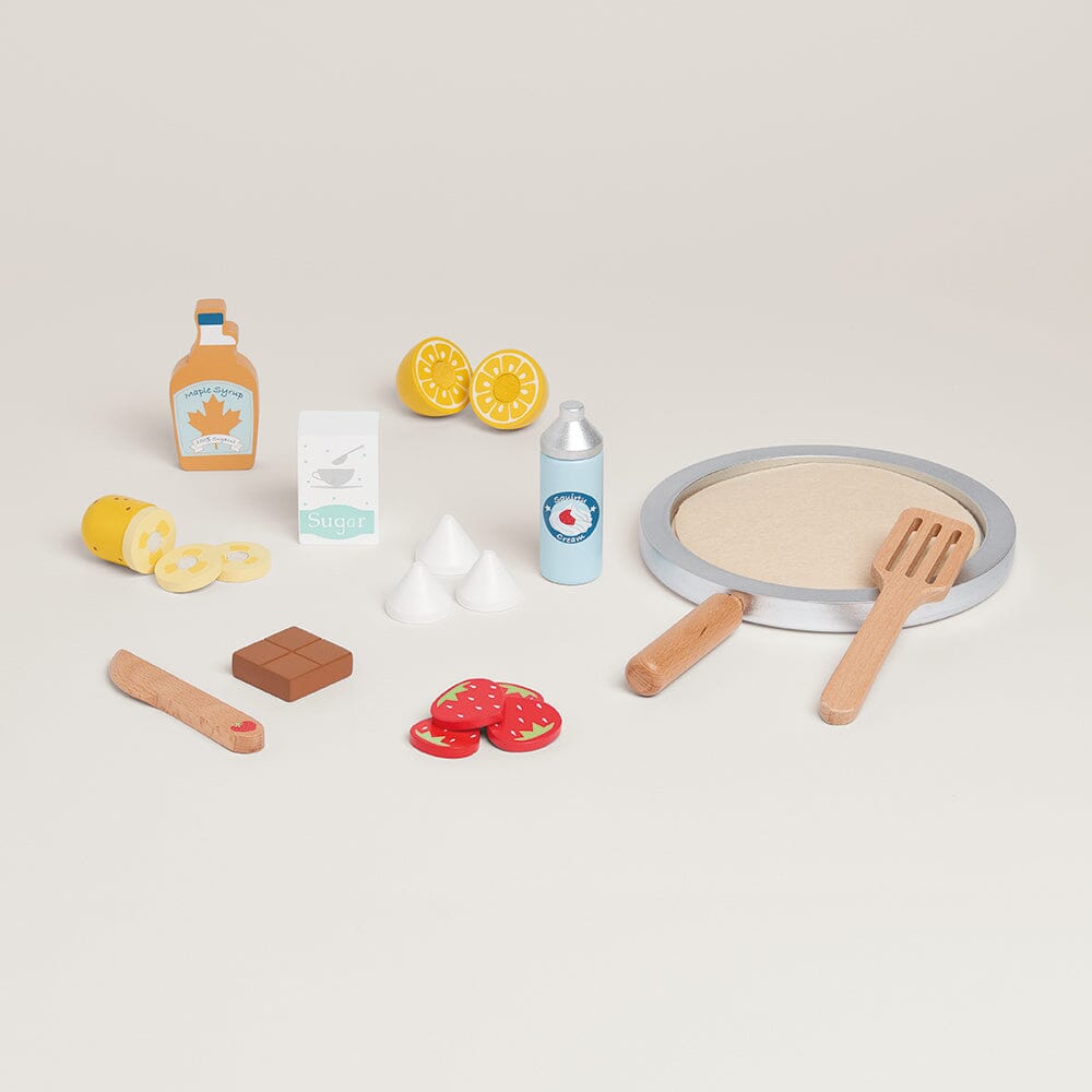 Wooden Pancake Making Set