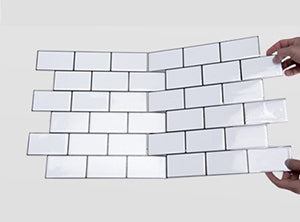 BFCM Sale - 30% Off - 10Pcs 3D Peel and Stick Wall Tiles(12x12 inches)