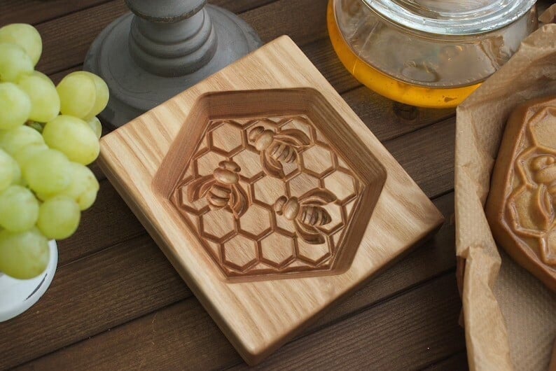 (Early Christmas Sale- 49% OFF)Wood patterned Cookie cutter - Embossing Mold For Cookies