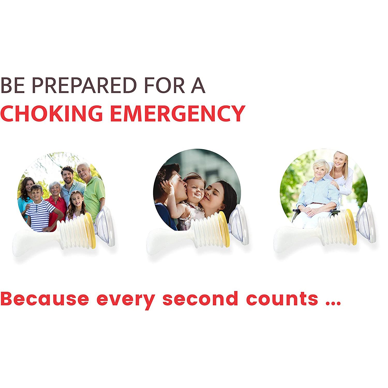 LifeVac Adult and Child Non-Invasive Choking First Aid | anti-choking device