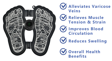 EMS Bioelectric Therapy Acupoint Massaging Body Shaping Mat(especially for varicose veins)