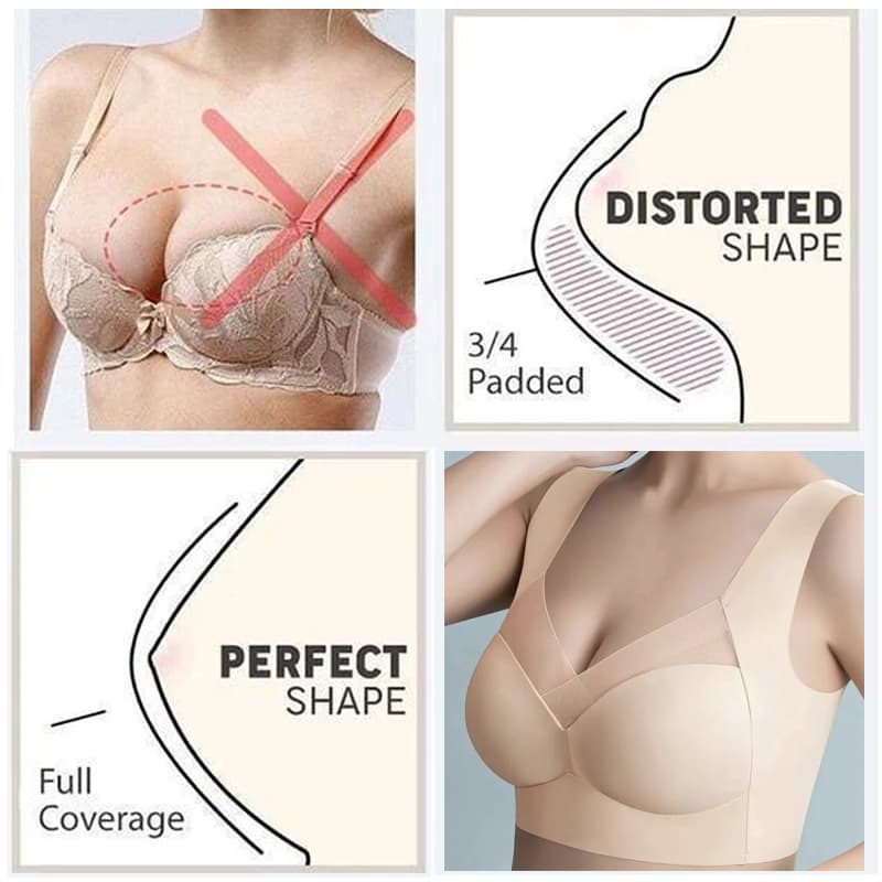 Fashion Deep Cup Bra Summer Push Up Wireless Bra