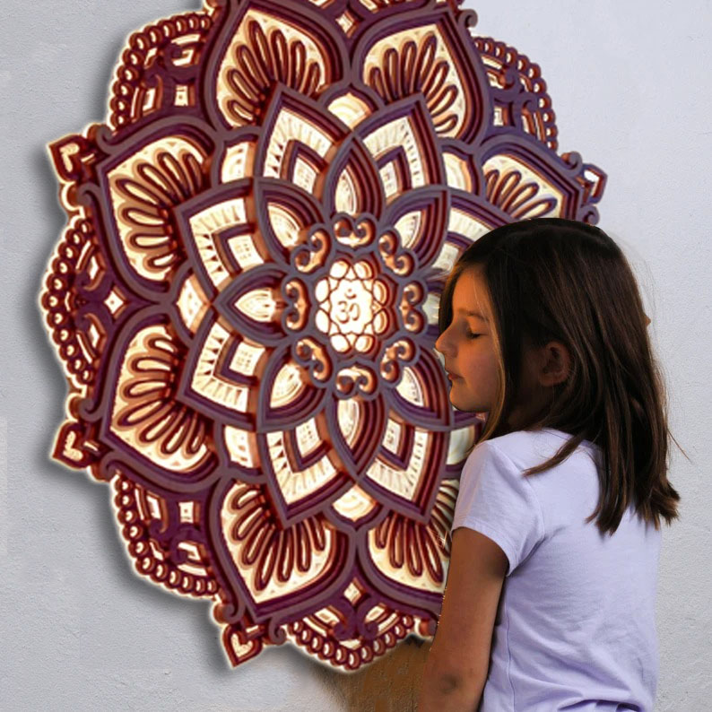 Last Day 70% Off - Mandala Atmosphere LED Light