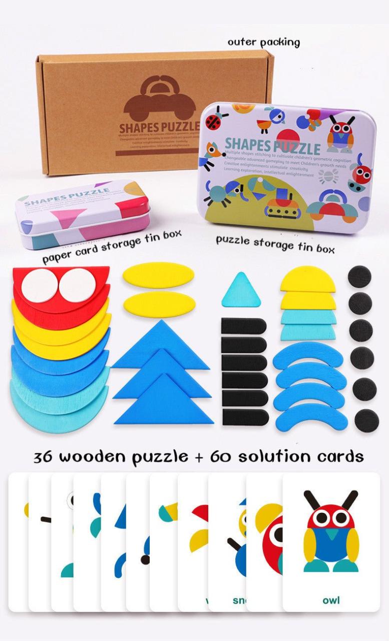 Last Day Promotion 49% OFF - Shape Puzzle Educational Toy