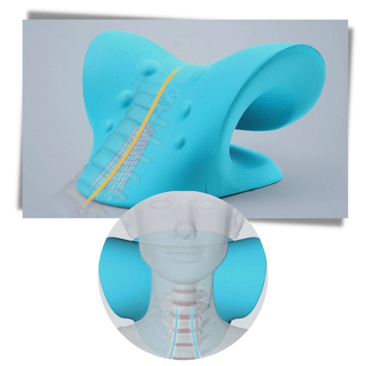 Cervical Neck Traction Pillow- For Neck Pain Relief