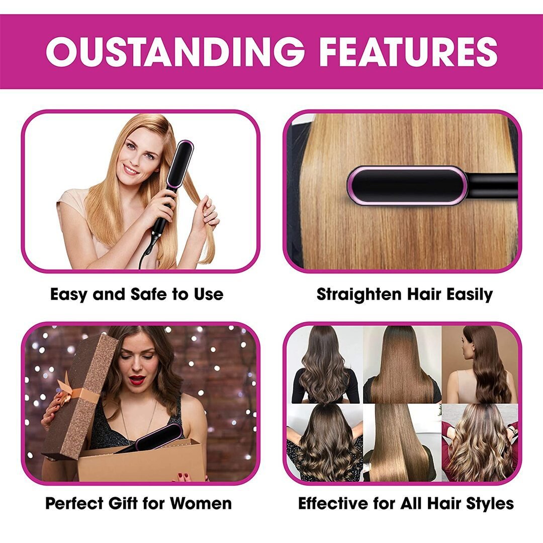 New Hair Straightener Brush