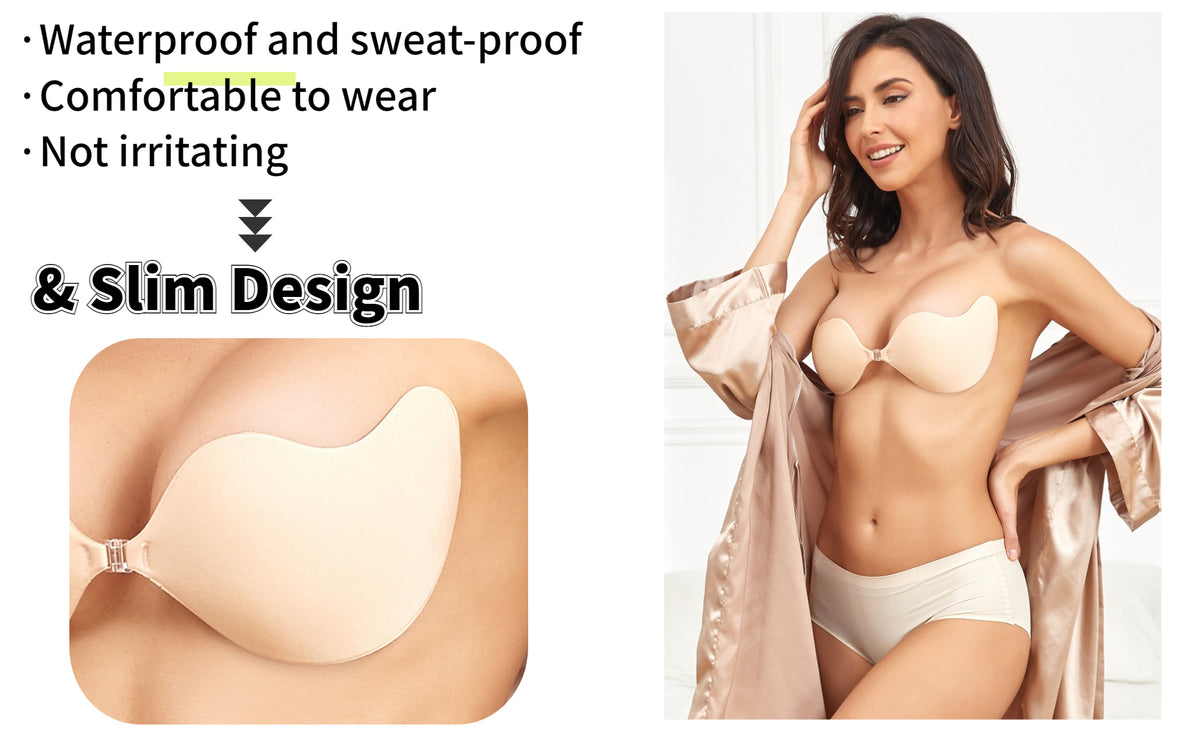 NuBare Push - Up Strapless Sticky Bra