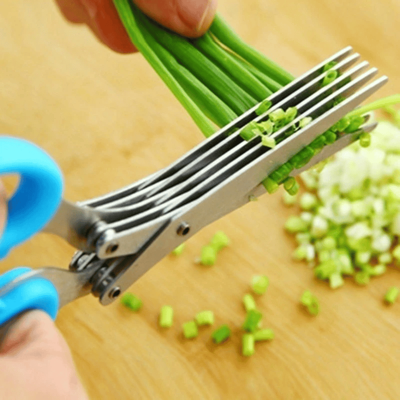 SALE 49% OFF - 5 Blade Kitchen Salad Scissors