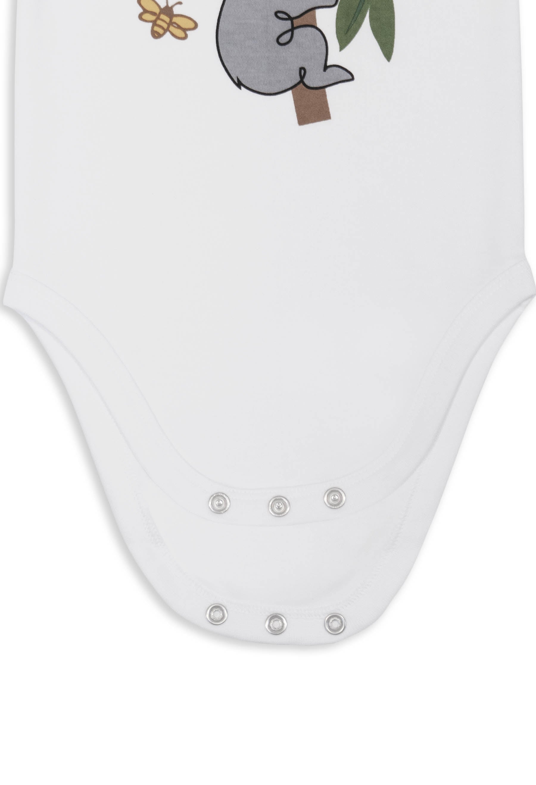  Short Sleeve Snap Bodysuit and Pants with Turnover Booties-100% Organic Cotton Babywear Set 