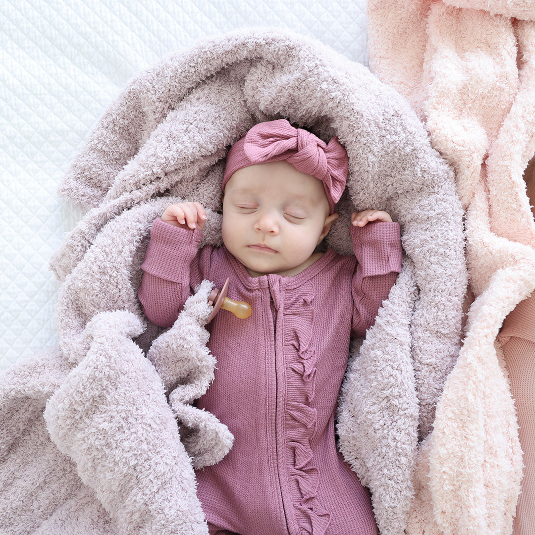 Luxe Blankets | Dusty Purple