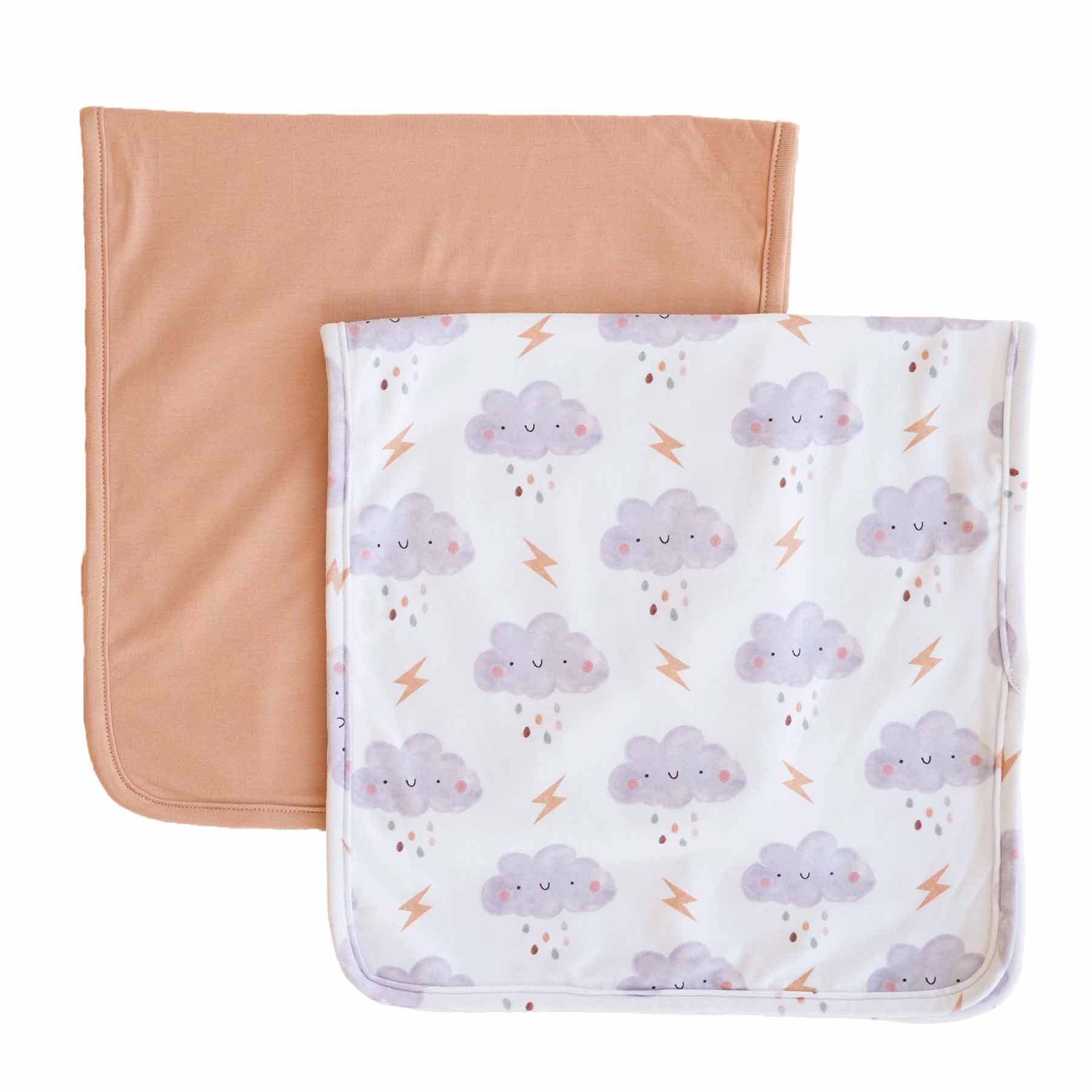 Cloudy Cuddles 2pc Burp Cloth Set