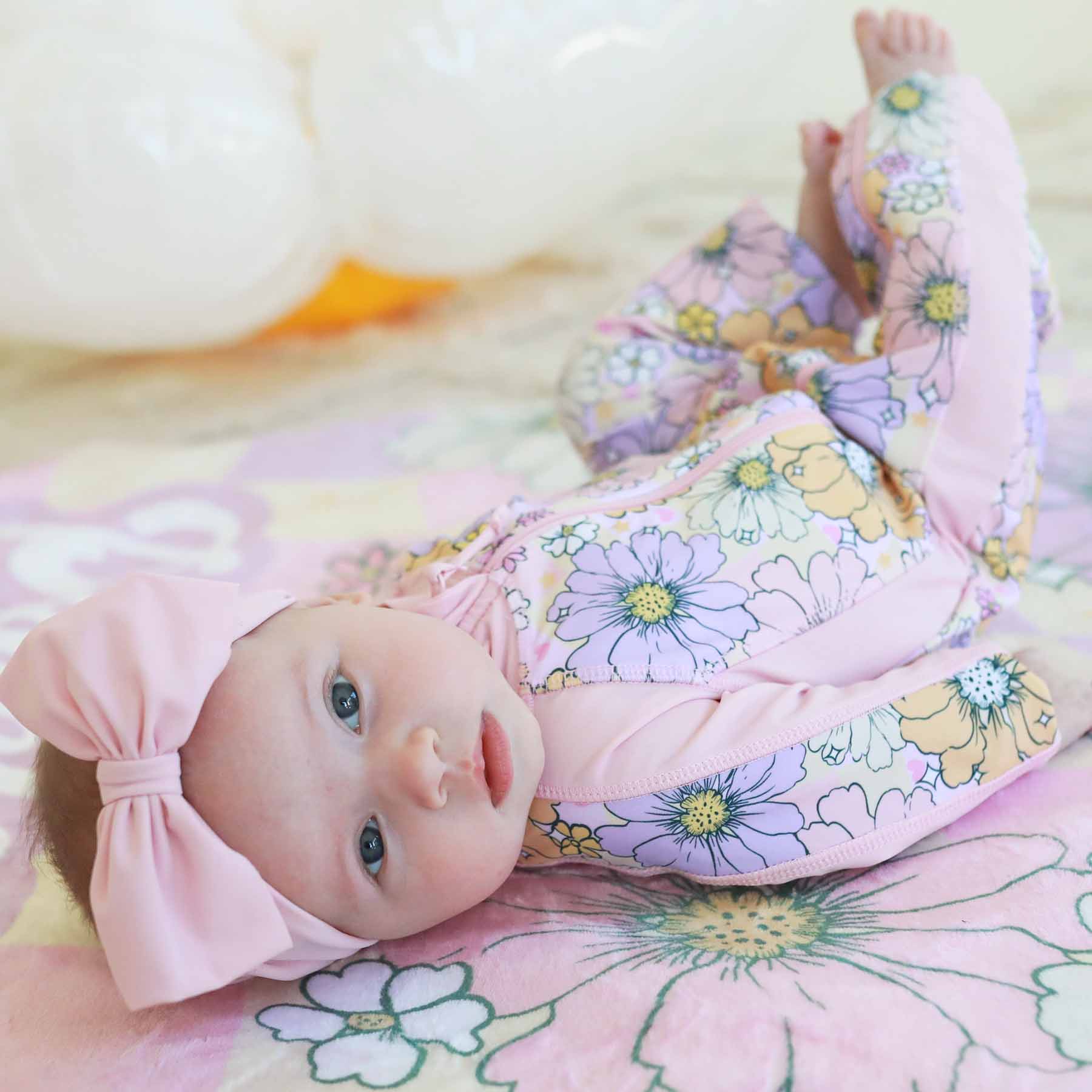 Long Sleeve Rash Guard Swim Romper Full Length 