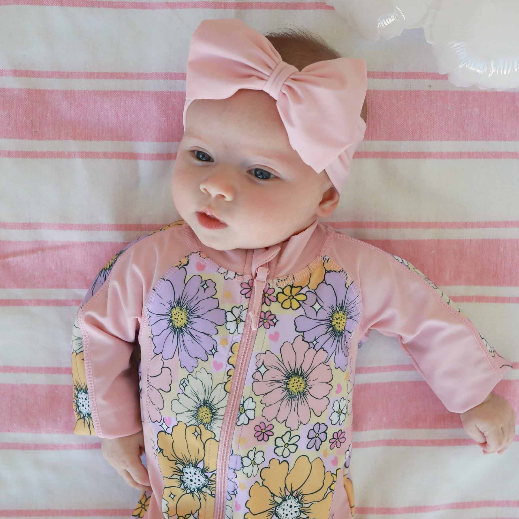 Long Sleeve Rash Guard Swim Romper Full Length 