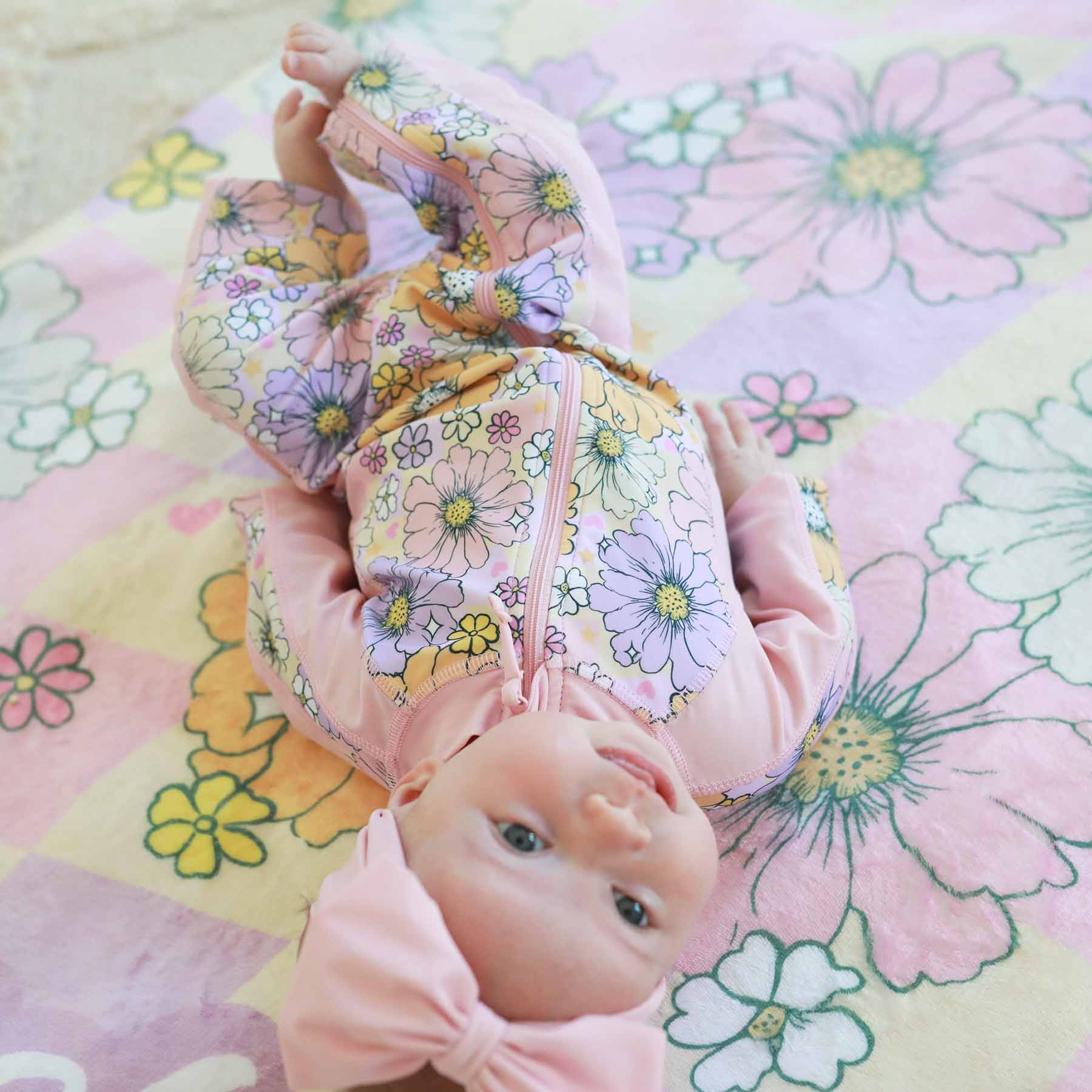 Long Sleeve Rash Guard Swim Romper Full Length 