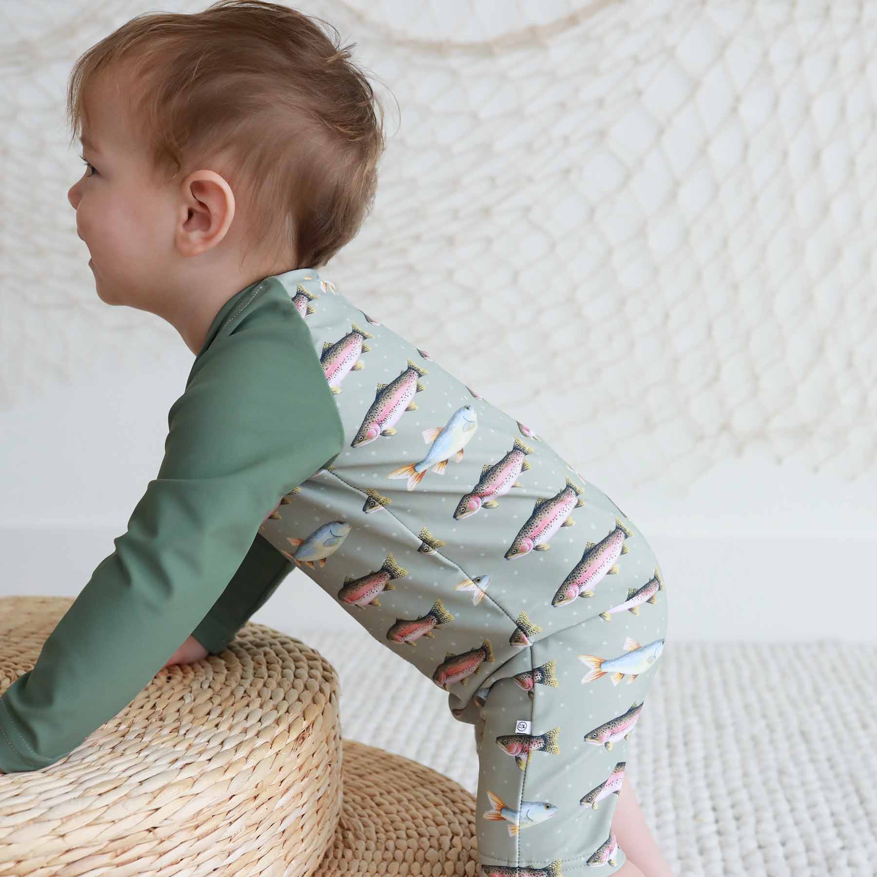 Long Sleeve Rash Guard Swim Romper Shortie 