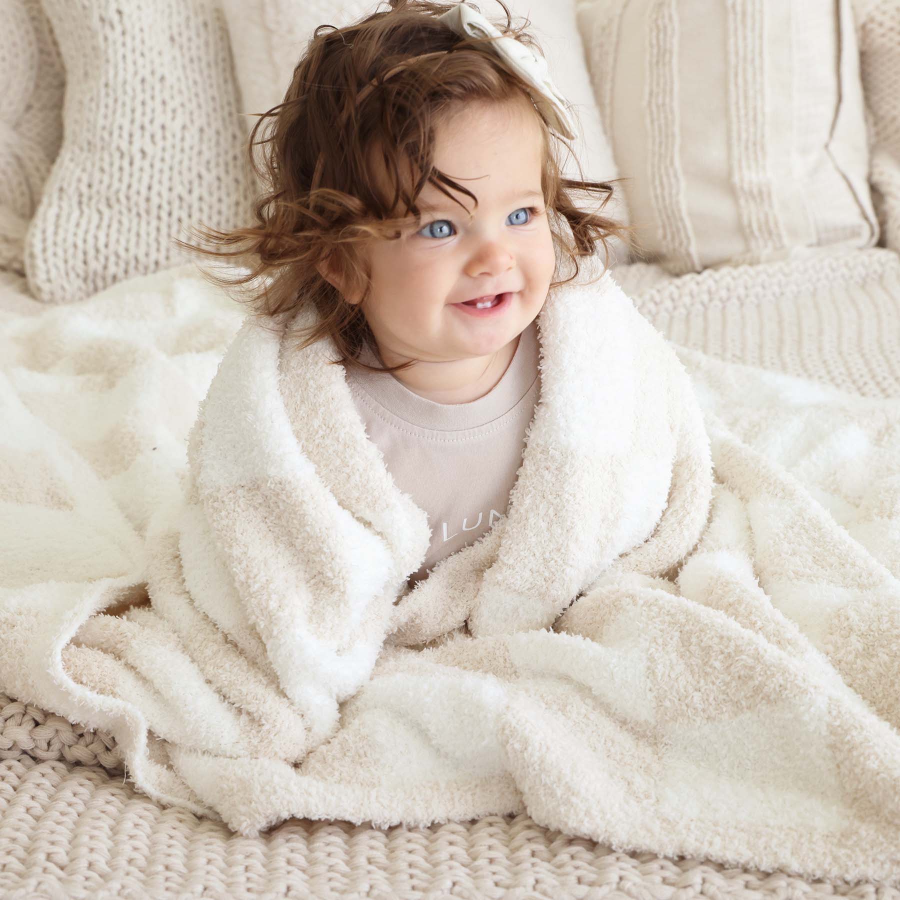 Luxe Blankets | Toffee Check