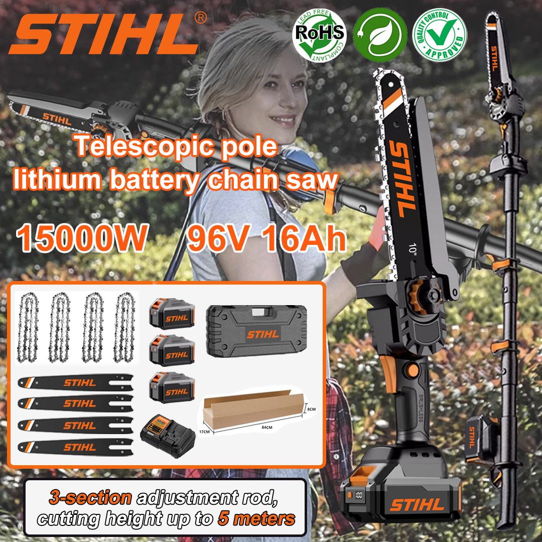 STIHL 15000W 10 palcová bezuhlíková lithiová prodloužená elektrická řetězová pila