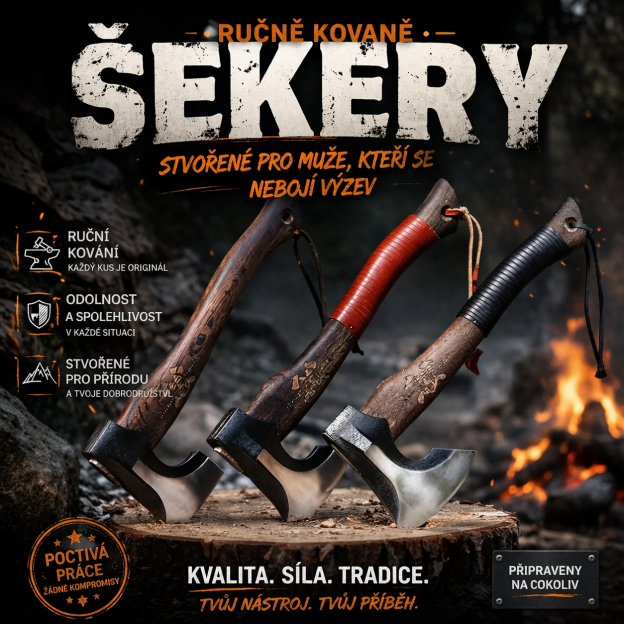 Buddy Outdoor Sekera 🌲 – Ideální pro Kempování a Les ⛺