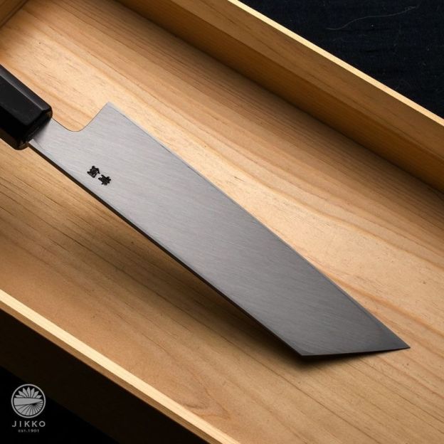 [Внос от Япония] Японски кухненски нож за белене, изработен от стомана Qingshen No2 с абаносова дръжка!