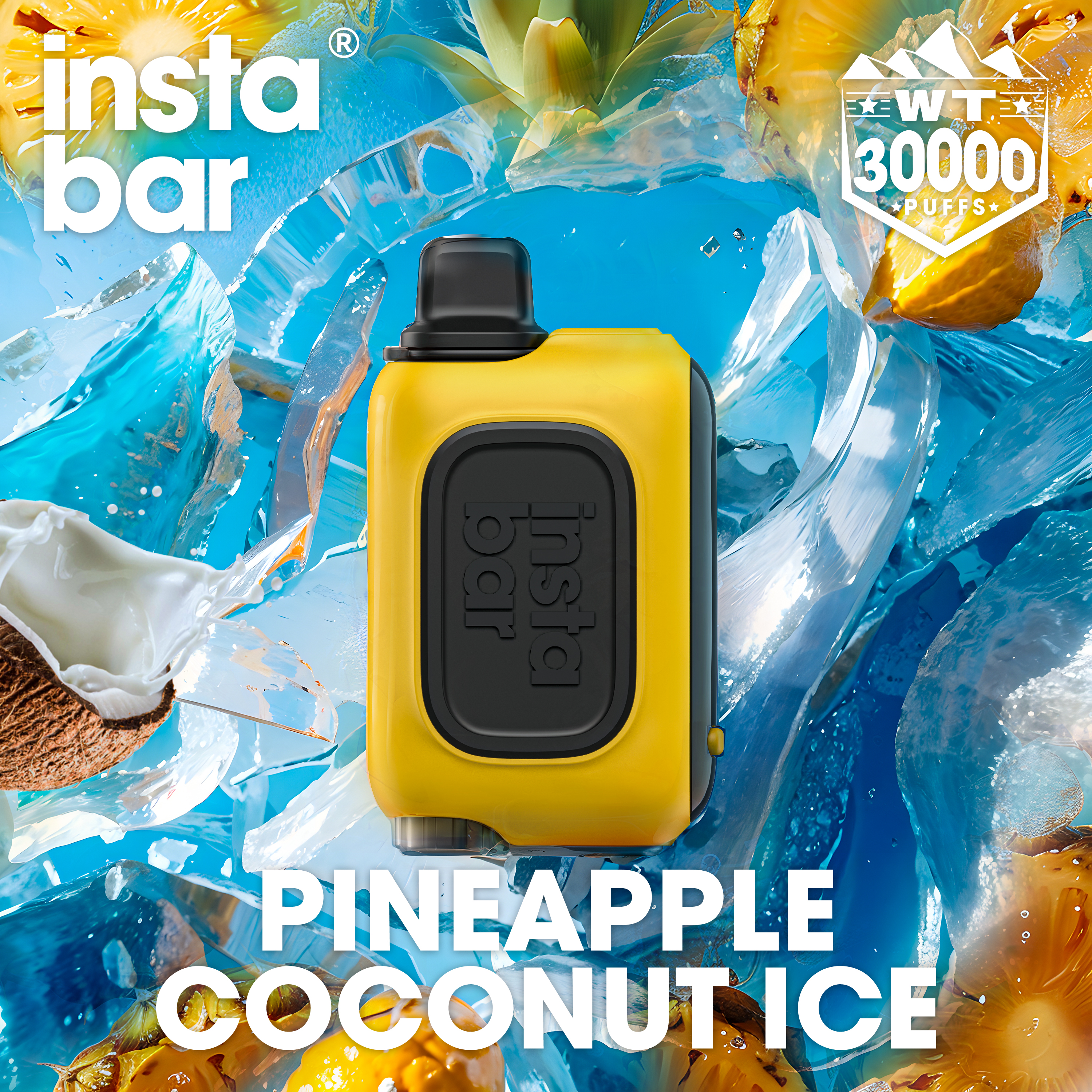 INSTABAR WT30000 - Ledový ananas a kokos-Vapepie KUX