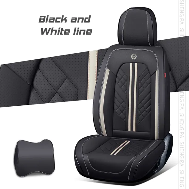 "American Zeta 2023 American Zeta 2023 Set complet de huse universale respirabile impermeabile din piele pentru mașini, SUV-uri, camioane