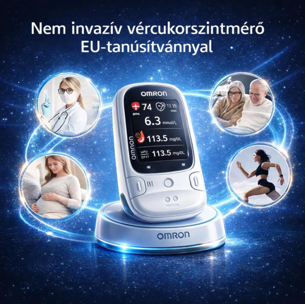 2026 Omron™ bemutatja az újonnan piacra dobott non-invazív okos vércukormérőt 🔥