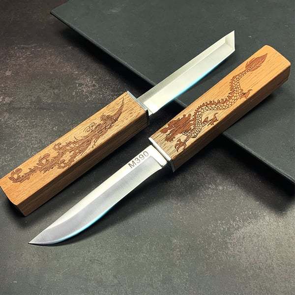 🐉Handmade Portable 2 In 1 Dragon and Phoenix Double Blades🐉🗡