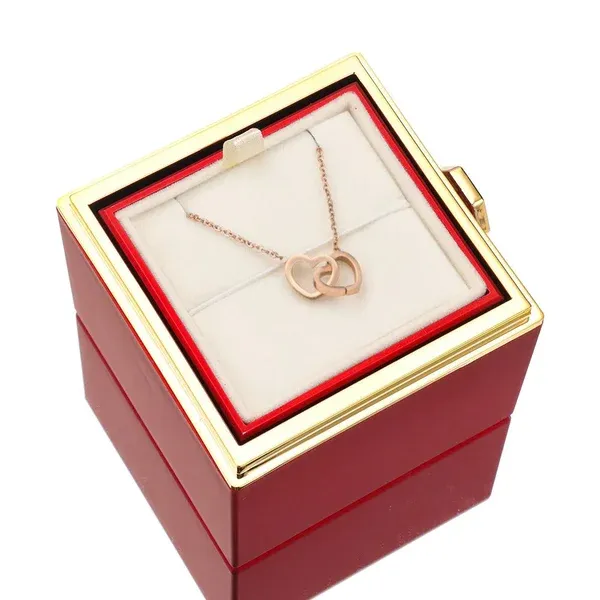 Eternal Rose Box - Colier personalizat gravat