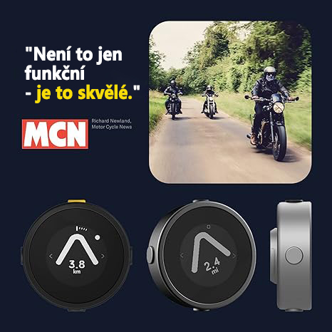  Motocyklový GPS počítač Beeline/Beeline Moto II, globální navigační mapa, odolný proti dešti