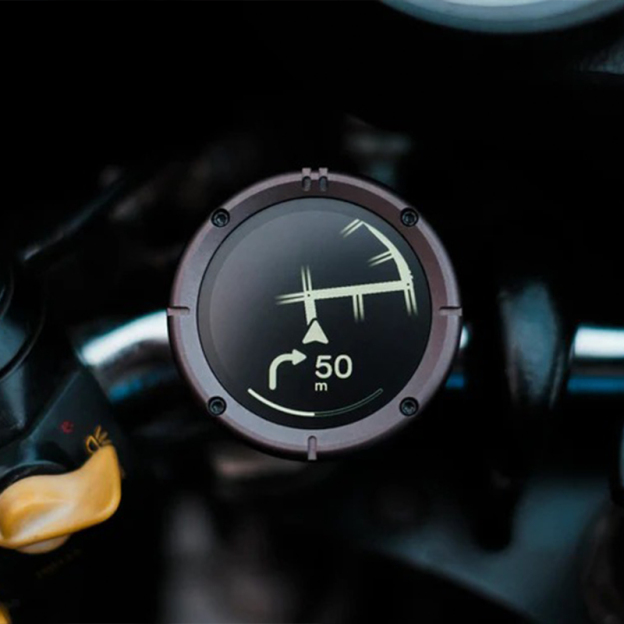  Motocyklový GPS počítač Beeline/Beeline Moto II, globální navigační mapa, odolný proti dešti
