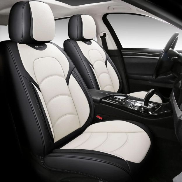 2024 nový luxusní potah autosedačky, materiál pravá kůže, přizpůsobení podpory (4-5 Automobilové sedačky)