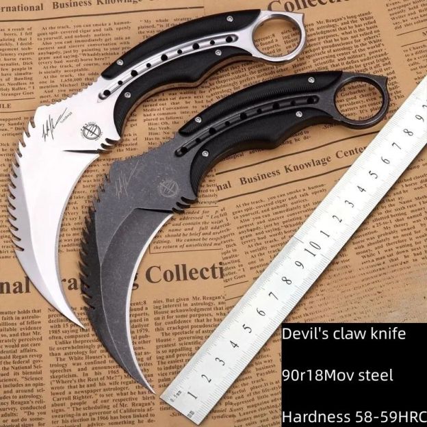 WOLF CLAW cuțit karambit durabil și ascuțit