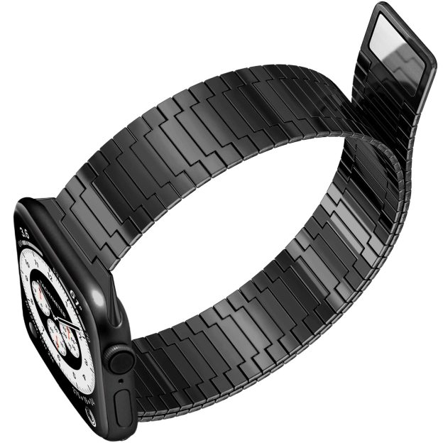 🔥Pásek z bambusu s magnetickou sponou z nerezové oceli pro Apple Watch