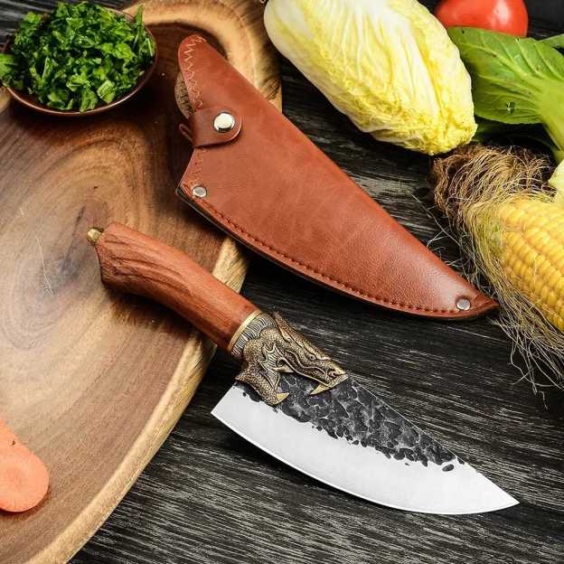 Sada ručně kovaných nožů Tiger Roar: První krok k tomu, abyste se stali skvělým kuchařem