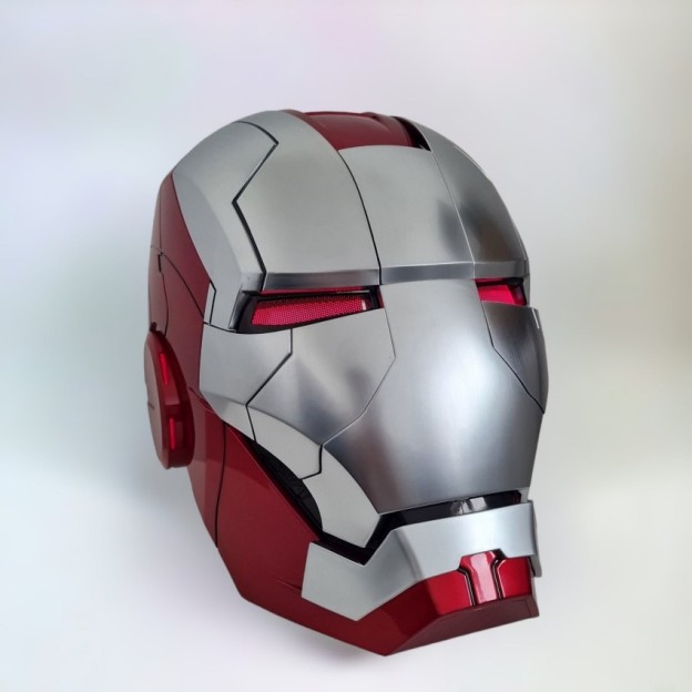 Helma Iron Man MK5 Silver Edition (s hlasovým ovládáním)